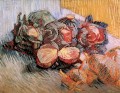 Naturaleza muerta con coles rojas y cebollas Vincent van Gogh